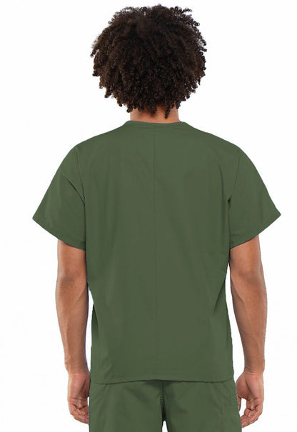 Unisex Unisex V-Neck Tunic - Olive