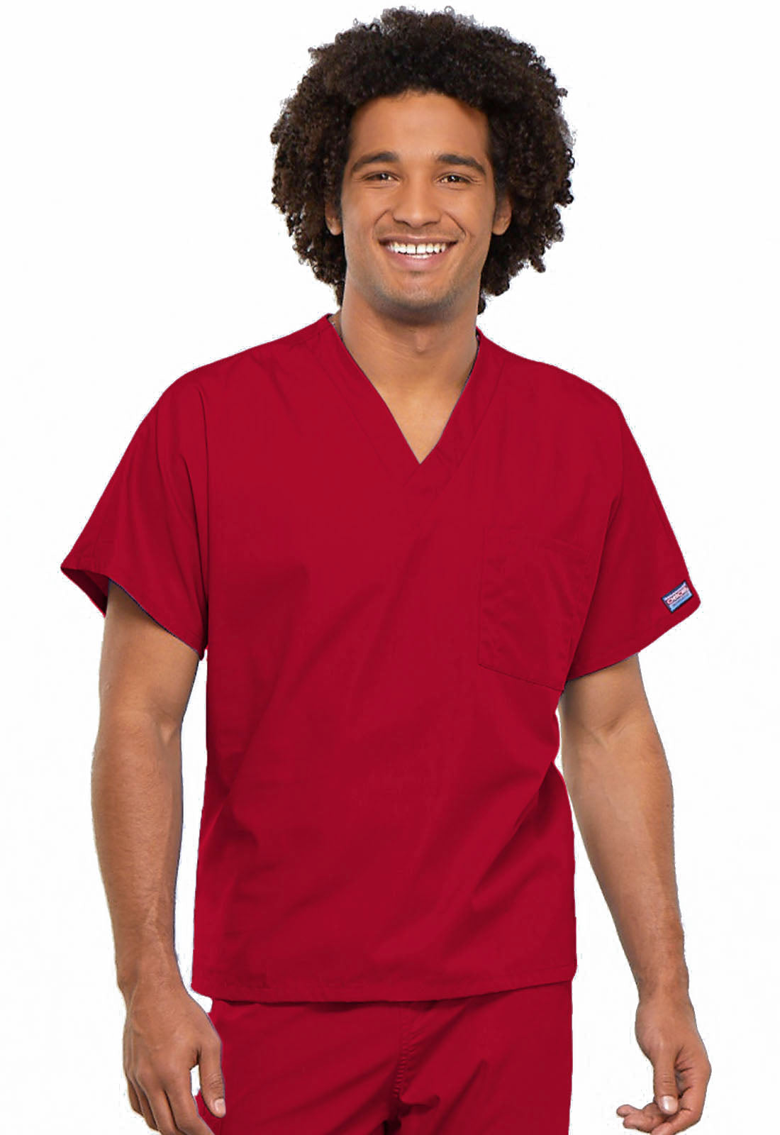 Unisex Unisex V-Neck Tunic - Red