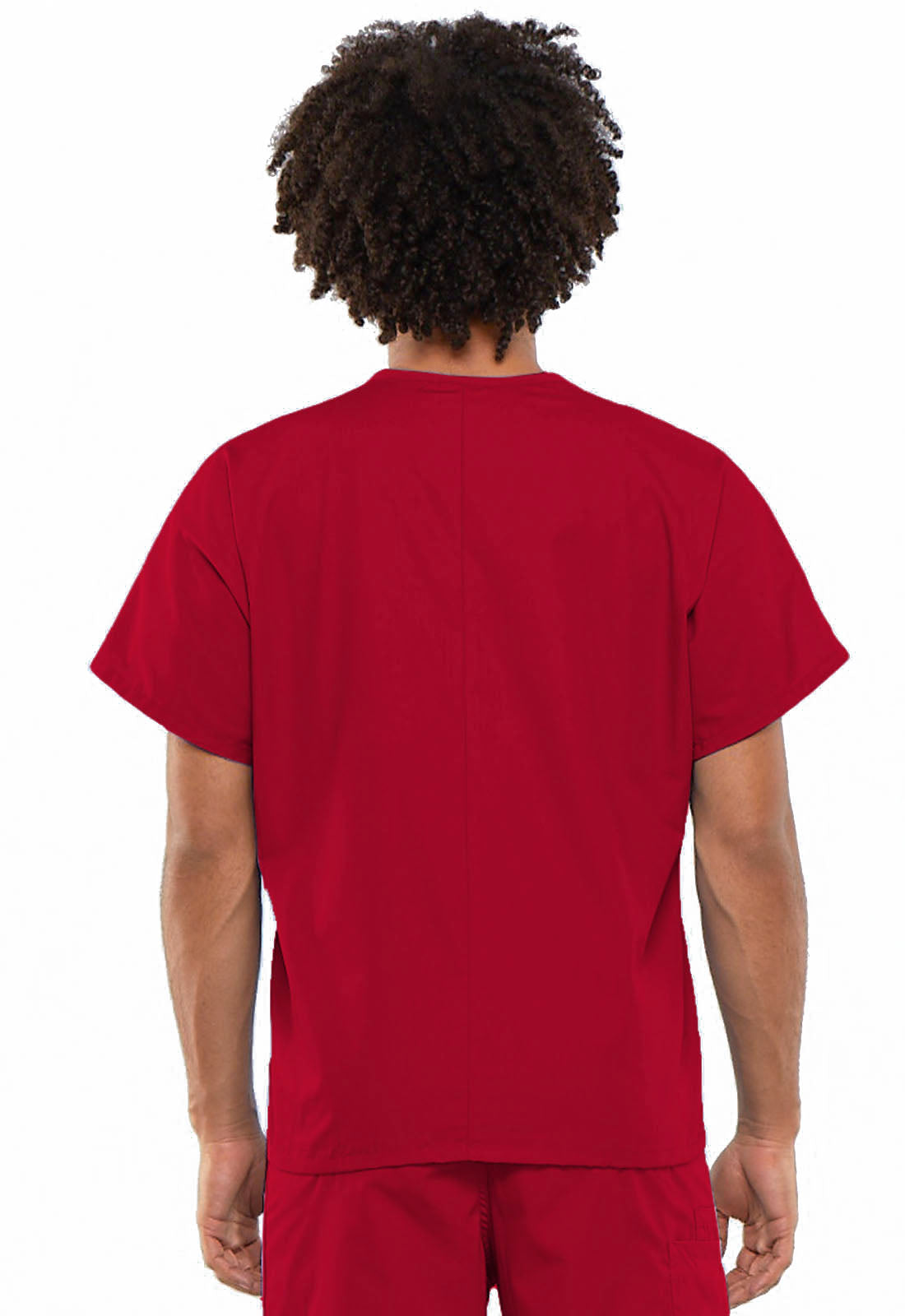 Unisex Unisex V-Neck Tunic - Red
