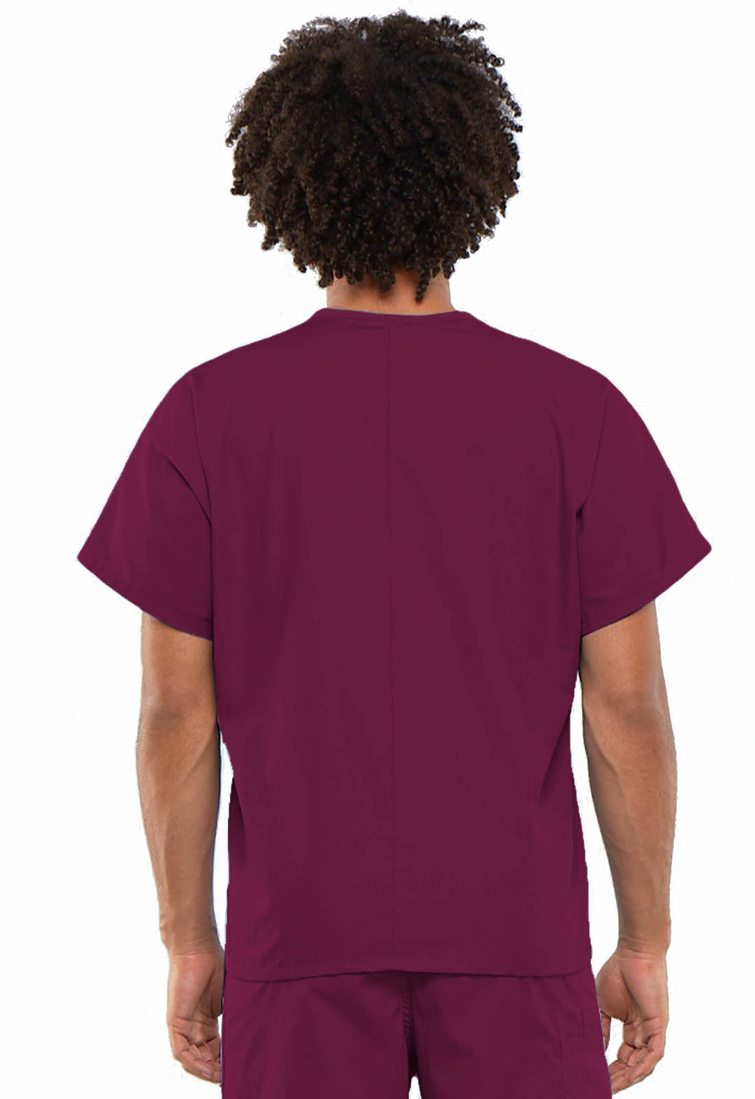 Unisex Unisex V-Neck Tunic - Wine