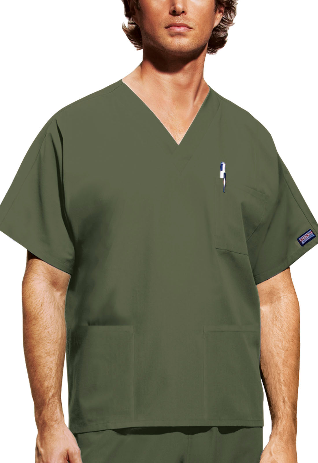 Unisex Unisex V-Neck Top - Olive