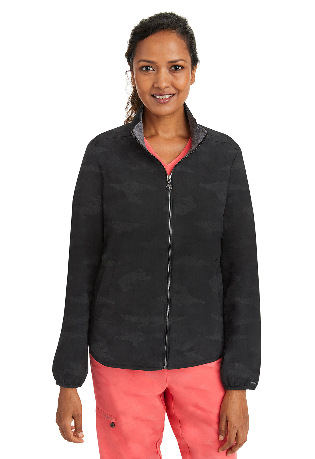 Women's Destini Camo Jacket - Black