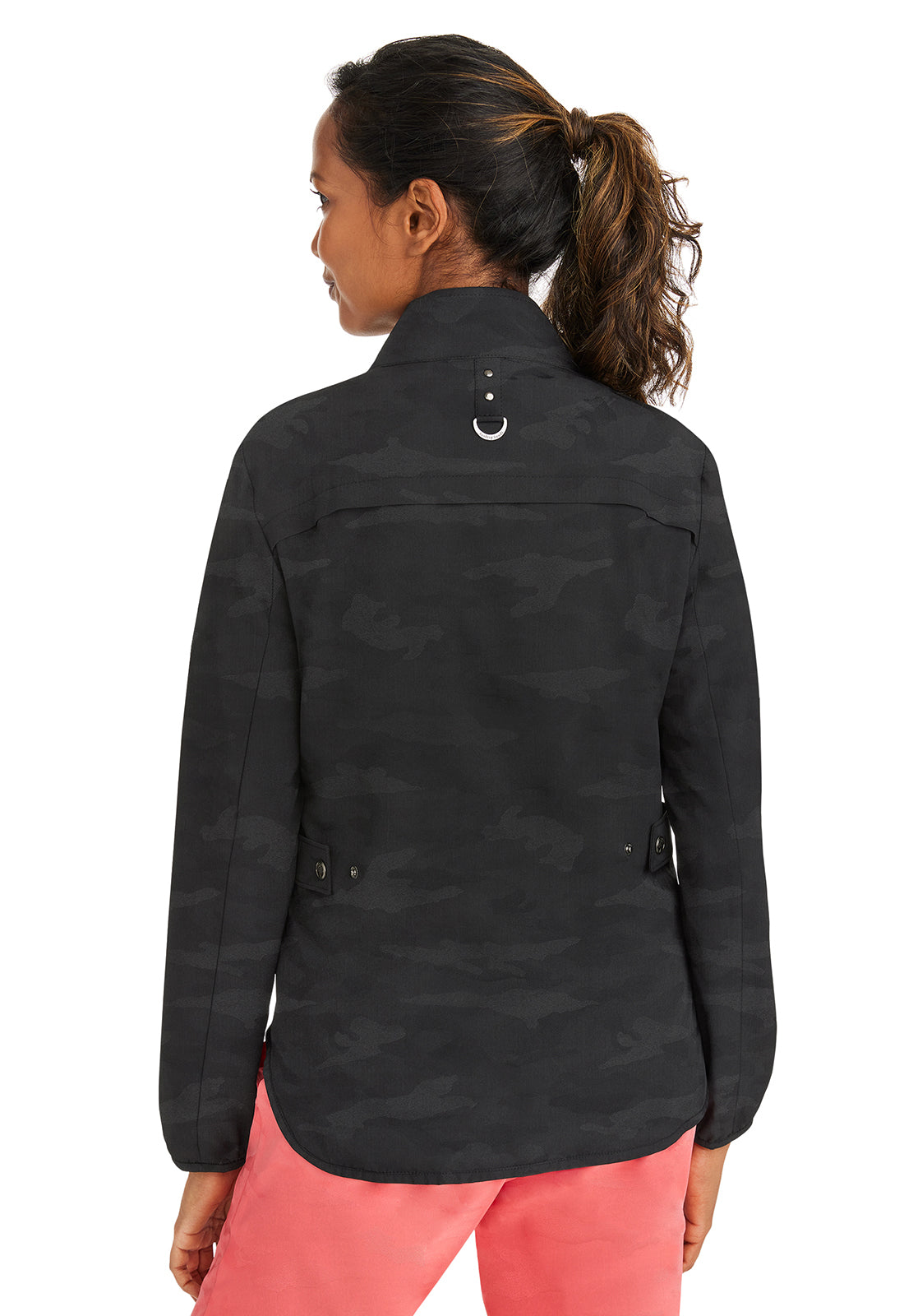 Women's Destini Camo Jacket - Black