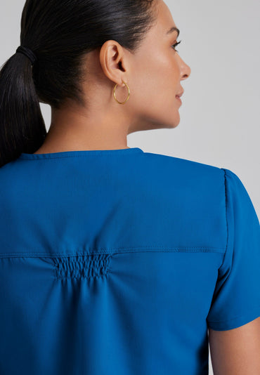Aubrey Top - New Royal - Grey's Anatomy Scrubs