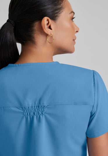 Aubrey Top - Ciel Blue - Grey's Anatomy Scrubs