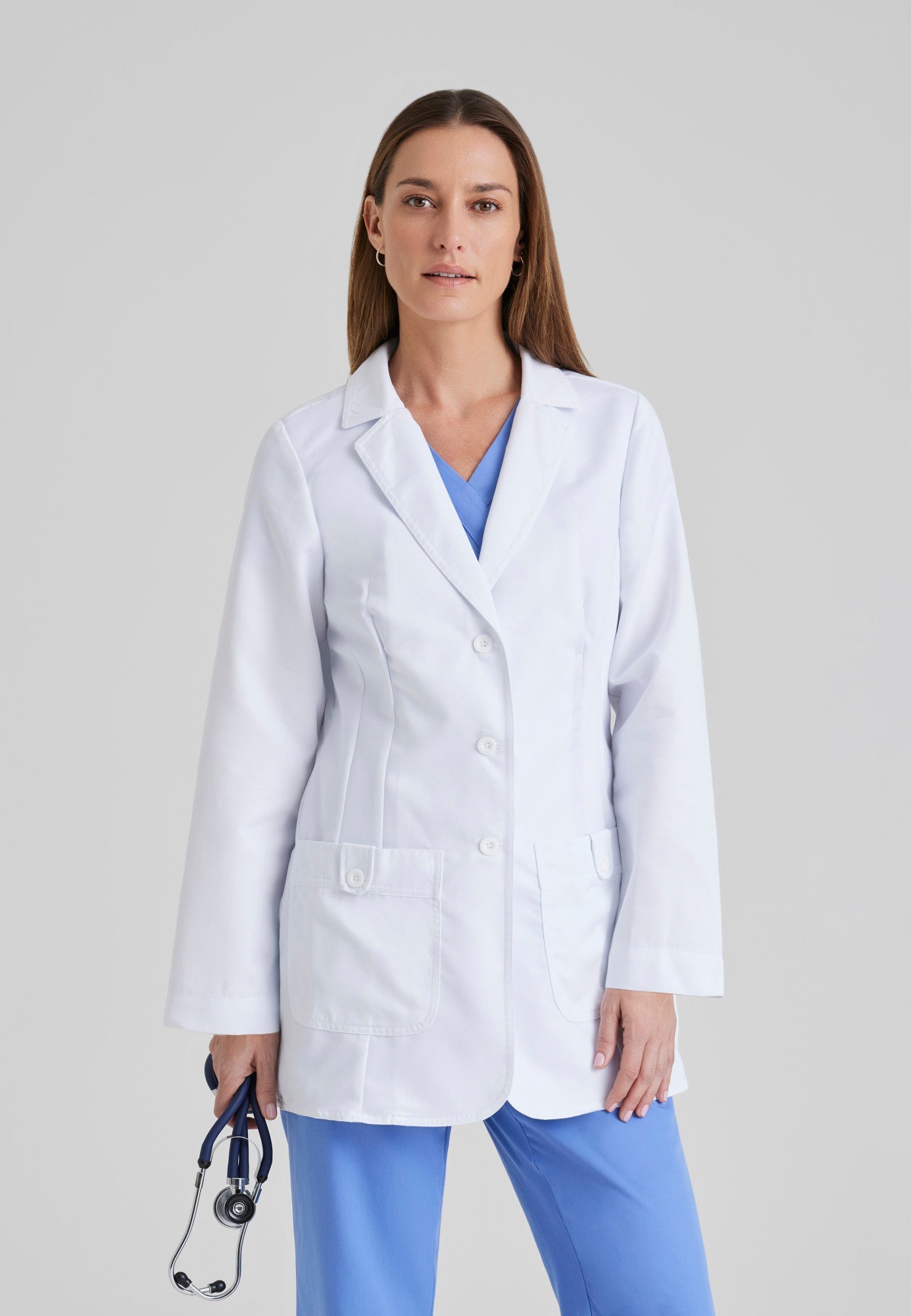 Hannah Lab Coat - White - Jen's Scrubs