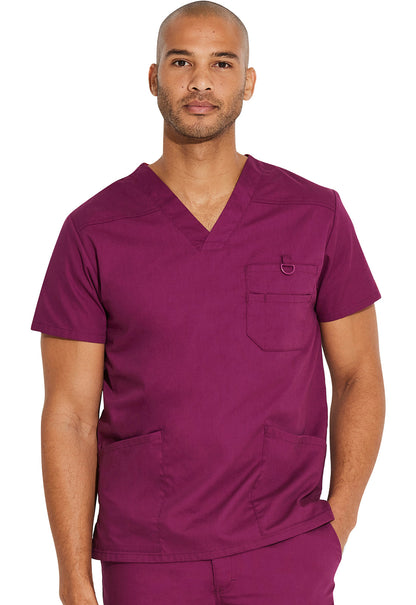 Men's Men's V-Neck Top - Wine