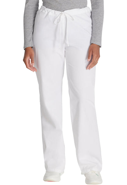 Unisex Unisex Drawstring Pant - White