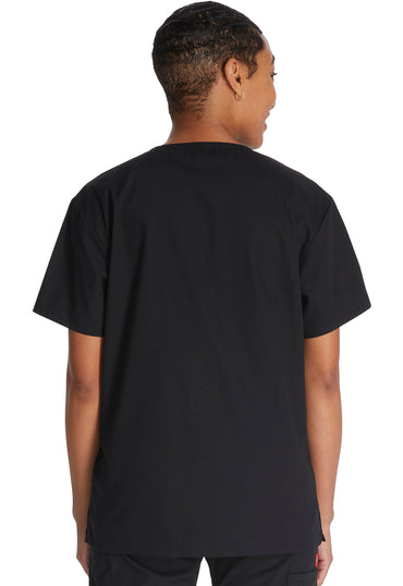 Unisex Unisex Tuckable V-Neck Top - Black