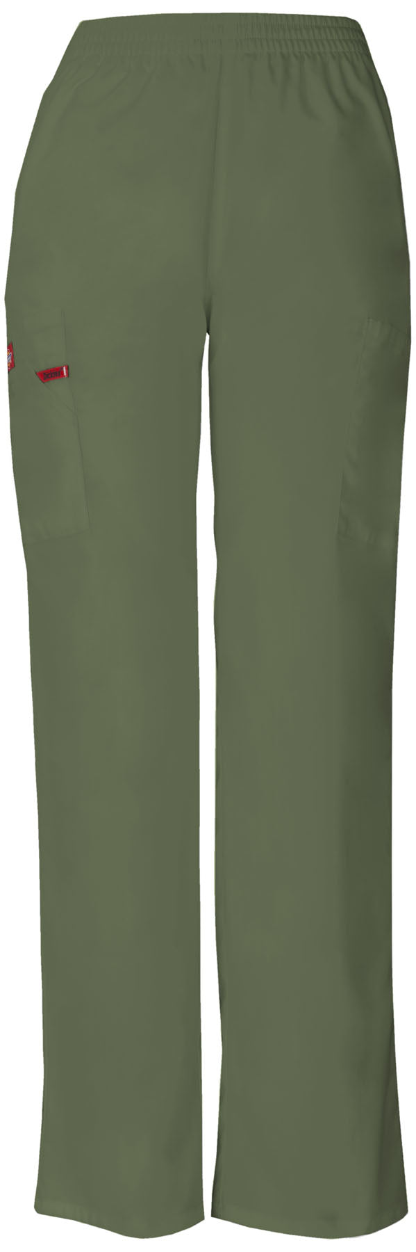Women's Natural Rise Tapered Leg Pull-On Pant - Olive
