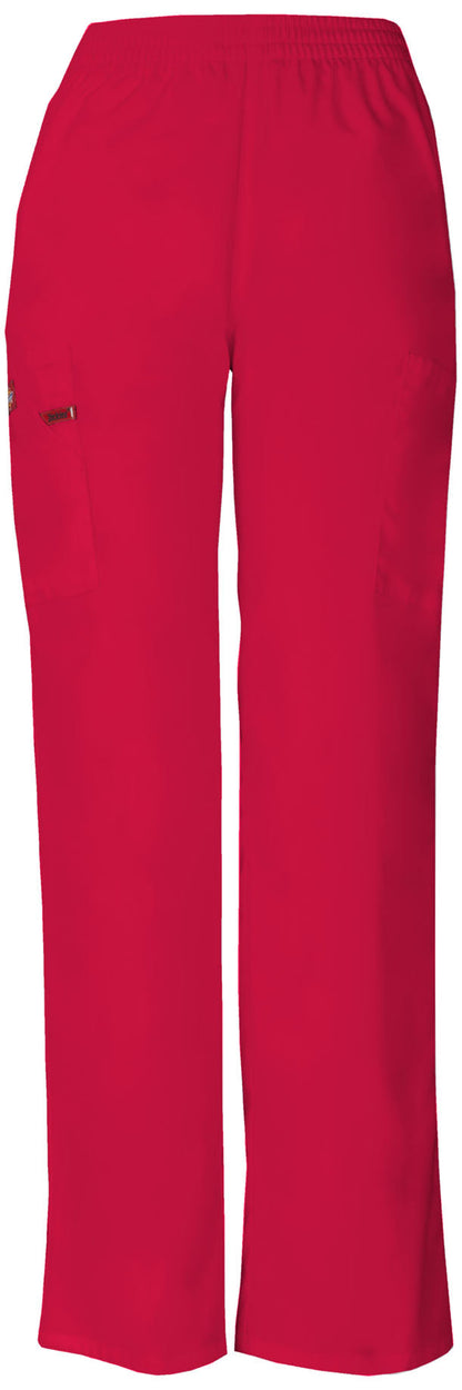 Women's Natural Rise Tapered Leg Pull-On Pant - Red