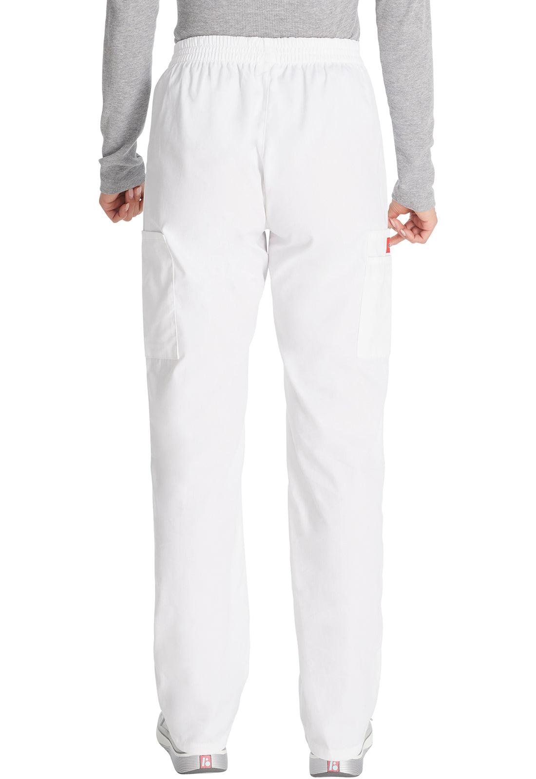 Women's Natural Rise Tapered Leg Pull-On Pant - White