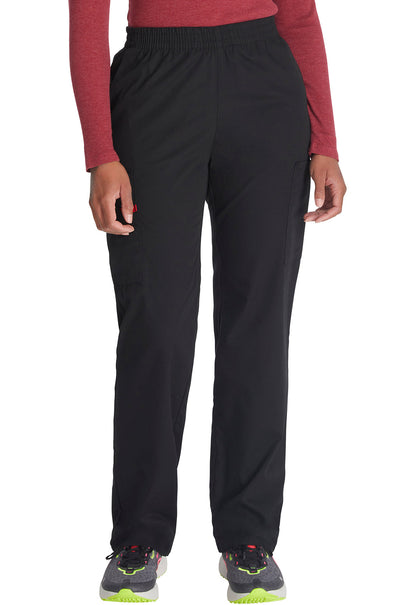 Women's Natural Rise Tapered Leg Pull-On Pant - Black