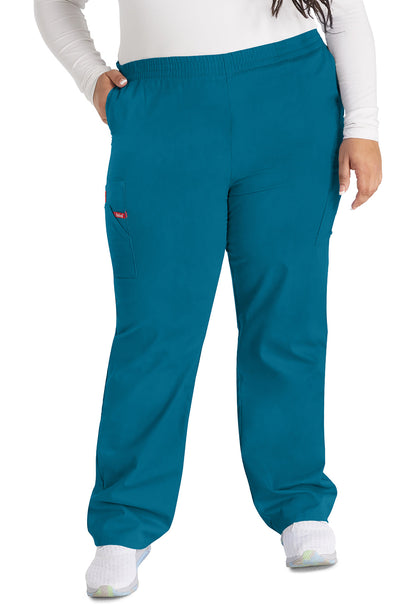 Women's Natural Rise Tapered Leg Pull-On Pant - Caribbean Blue