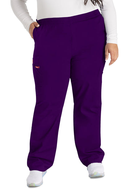 Women's Natural Rise Tapered Leg Pull-On Pant - Eggplant