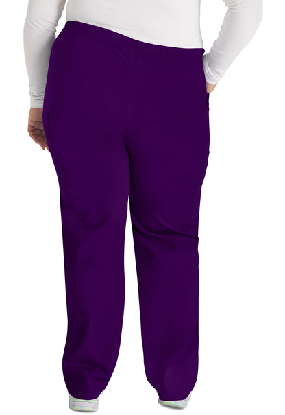 Women's Natural Rise Tapered Leg Pull-On Pant - Eggplant