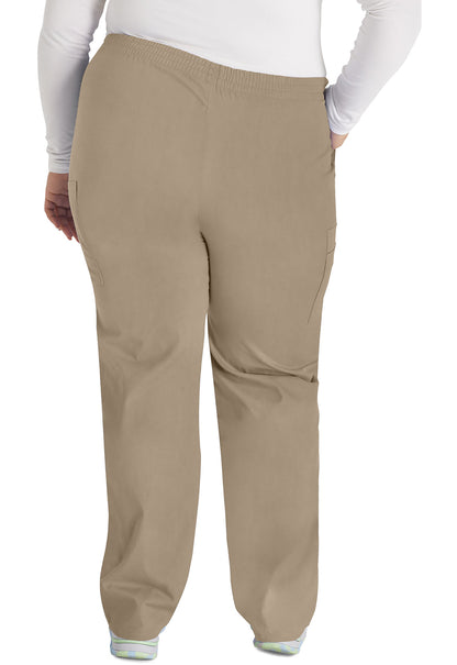 Women's Natural Rise Tapered Leg Pull-On Pant - Dark Khaki