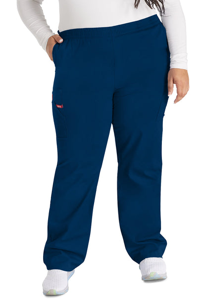 Women's Natural Rise Tapered Leg Pull-On Pant - Navy