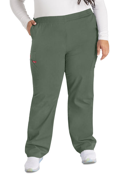 Women's Natural Rise Tapered Leg Pull-On Pant - Olive