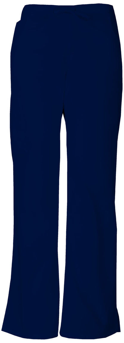 Women's Mid Rise Drawstring Cargo Pant - Navy