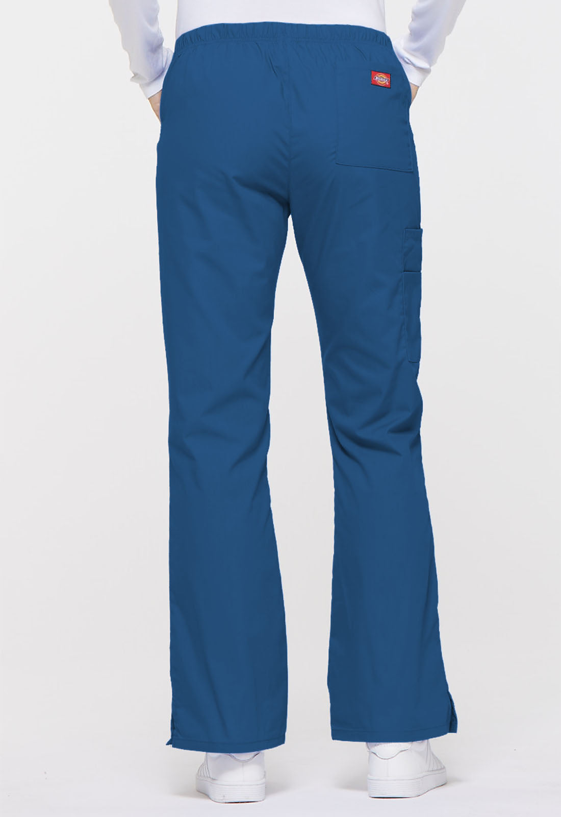 Women's Mid Rise Drawstring Cargo Pant - Royal