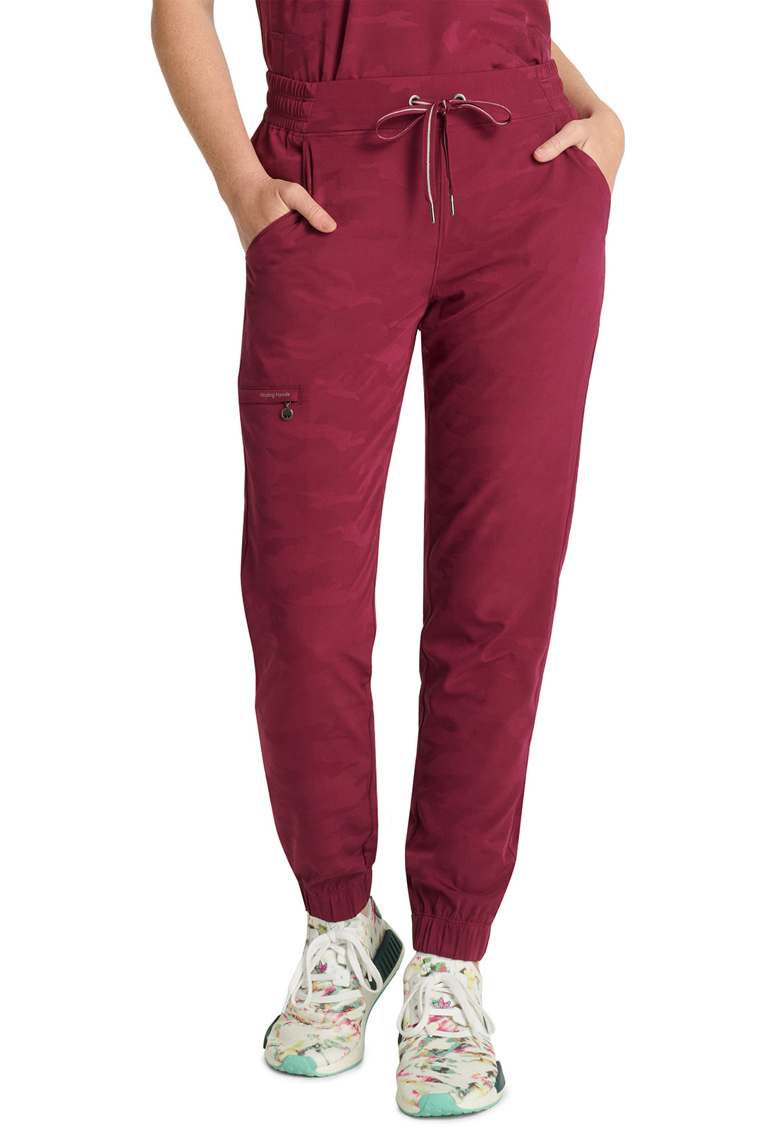 Women's Tate Jogger Camo Pant - Wine