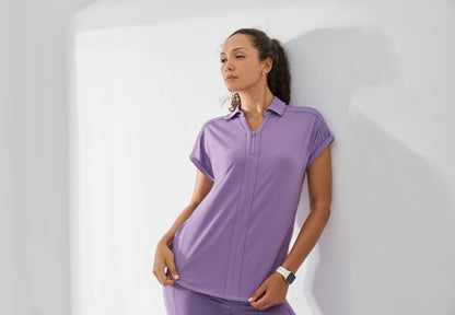 Engage Knit Top - Dusty Lavender - Grey's Anatomy Scrubs