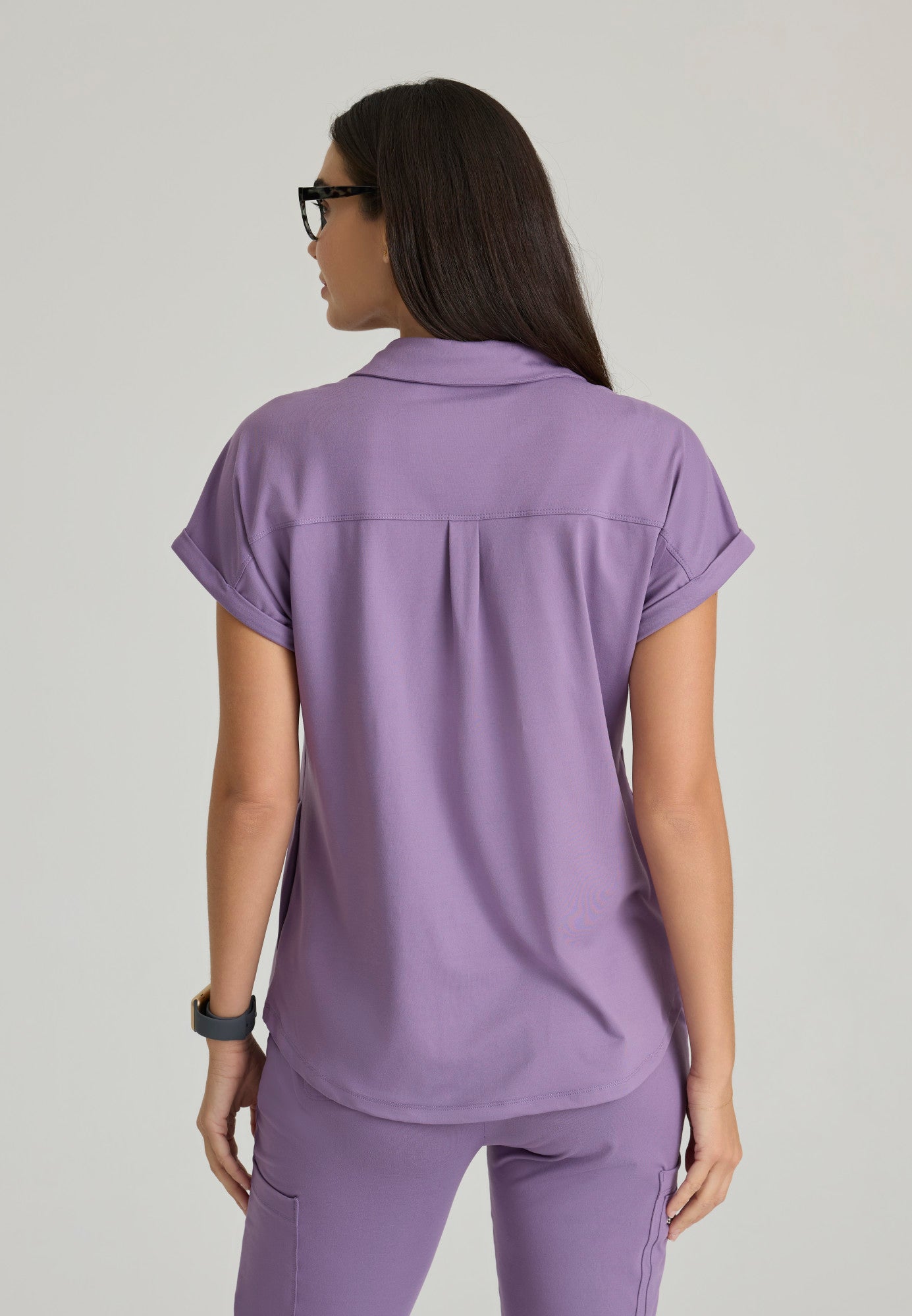 Engage Knit Top - Dusty Lavender - Grey's Anatomy Scrubs