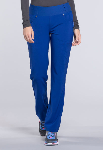 Women's Mid Rise Straight Leg Pull-on Pant - Galaxy Blue