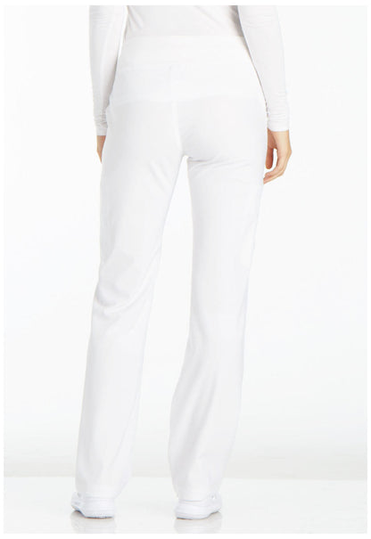 Women's Mid Rise Straight Leg Pull-on Pant - White