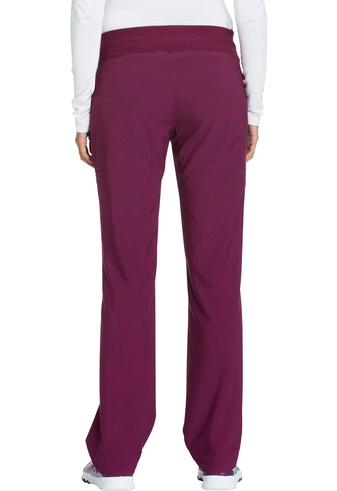 Women's Mid Rise Straight Leg Pull-on Pant - Wine