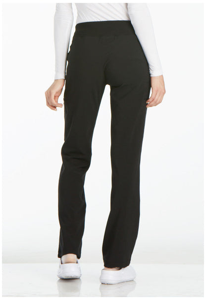 Women's Mid Rise Straight Leg Pull-on Pant - Black