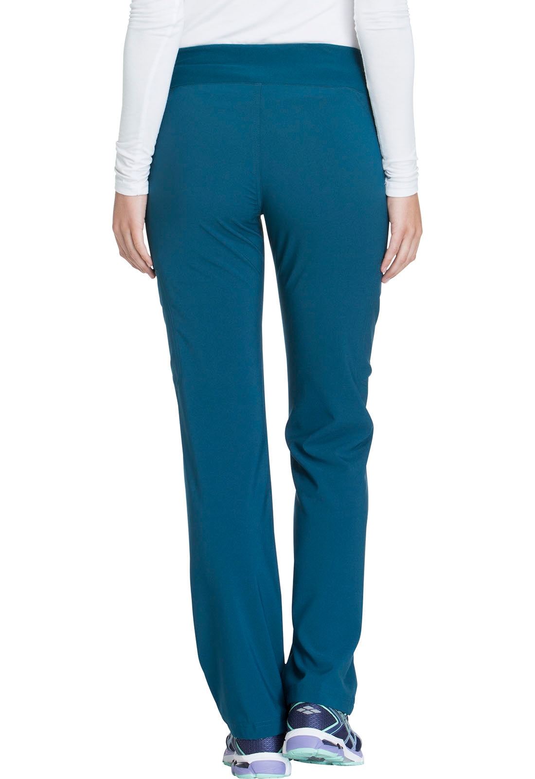 Women's Mid Rise Straight Leg Pull-on Pant - Caribbean Blue