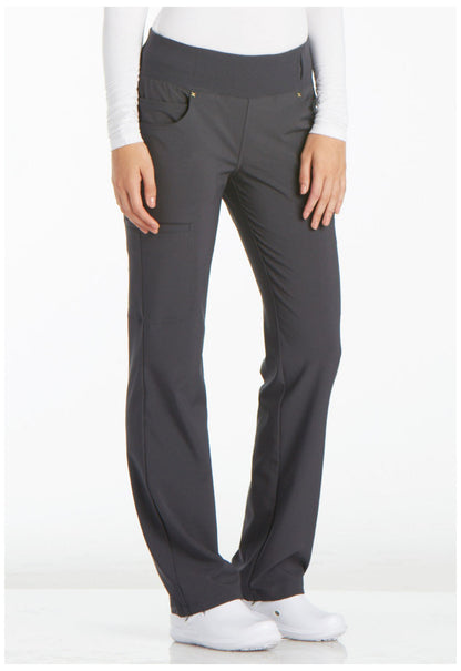 Women's Mid Rise Straight Leg Pull-on Pant - Pewter