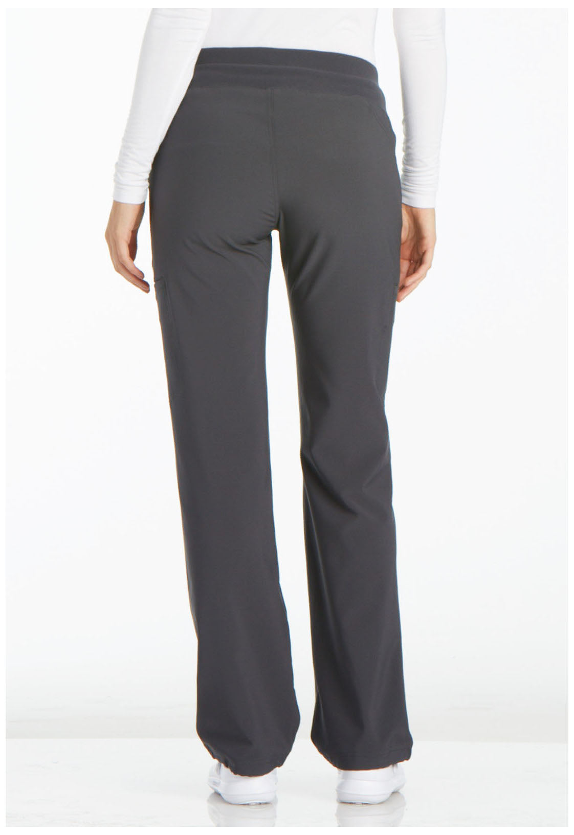 Women's Mid Rise Straight Leg Pull-on Pant - Pewter
