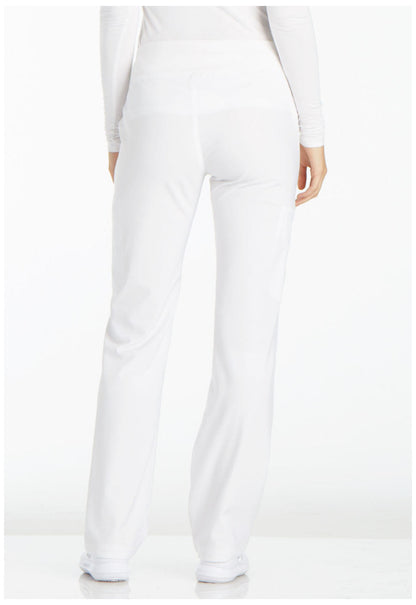 Women's Mid Rise Straight Leg Pull-on Pant - White