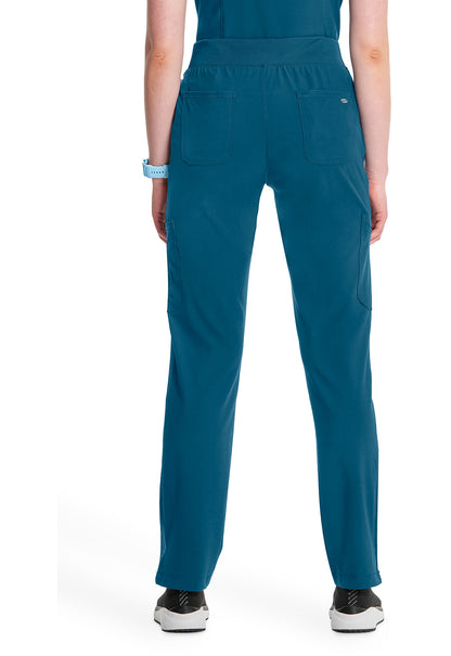 Women's Mid Rise Tapered Leg Pull-on Pant - Caribbean Blue