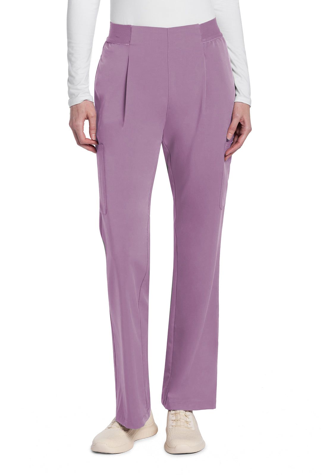 Women's Mid Rise Pull-On Moderate Flare Leg Pant - Mauve Haze