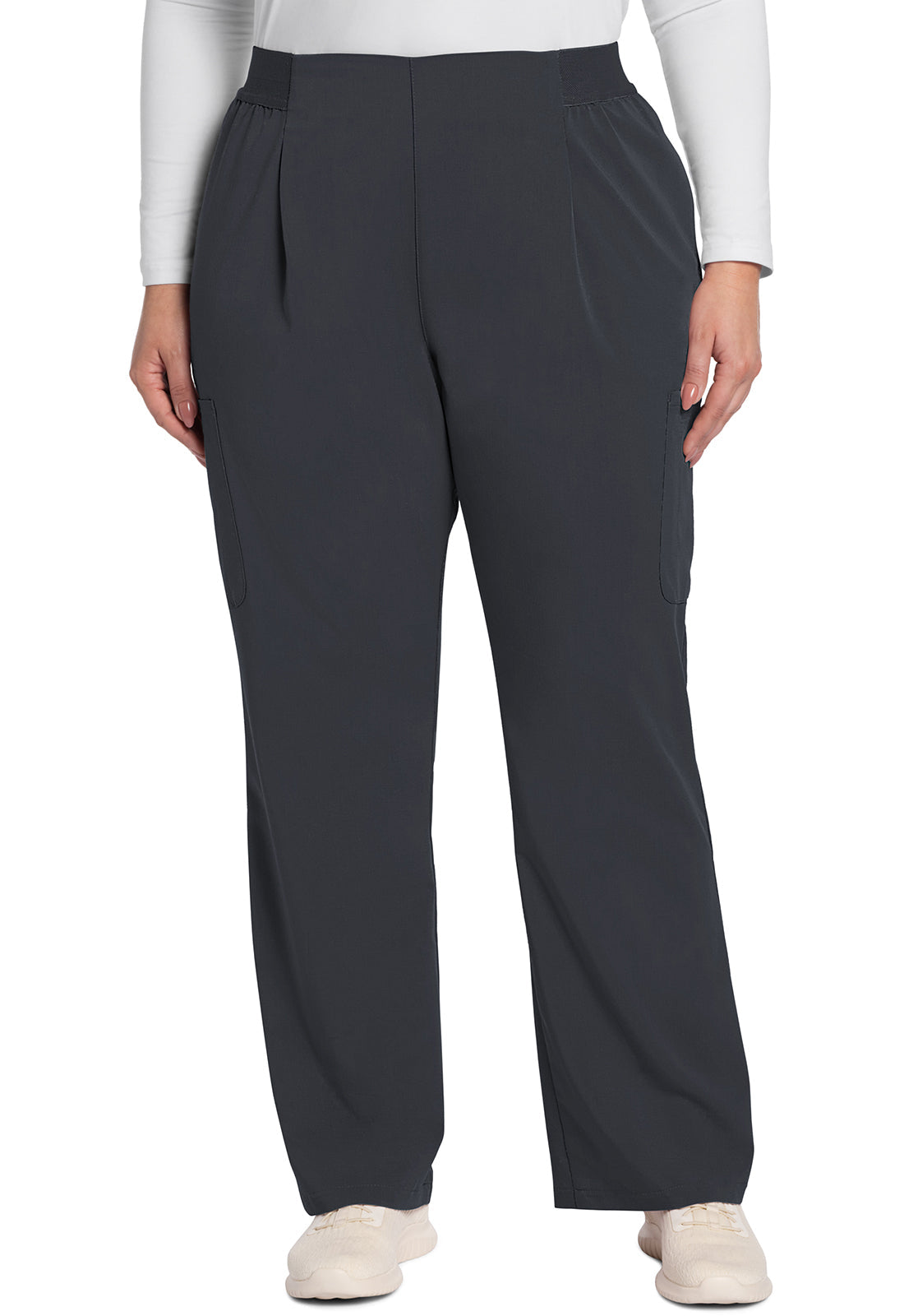 Women's Mid Rise Pull-On Moderate Flare Leg Pant - Pewter