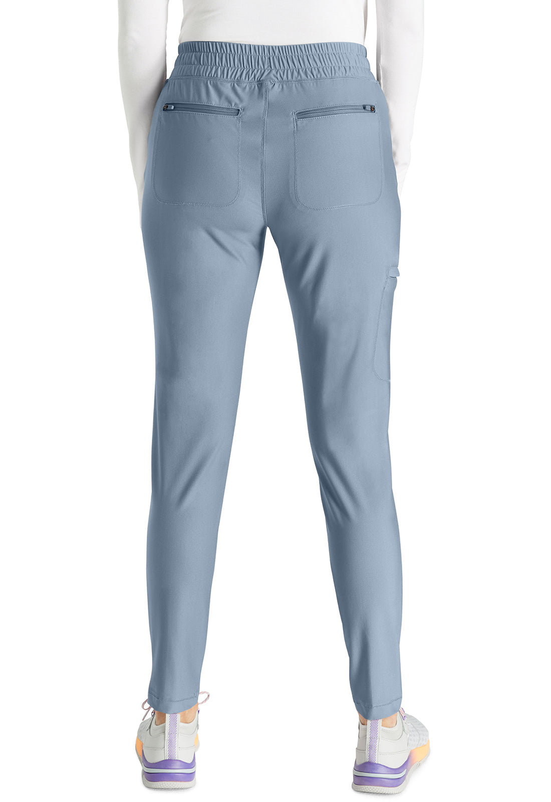 Women's Mid Rise Tapered Leg Drawstring Pant - Ocean Ash