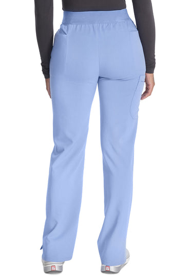 Women's Mid Rise Pull-on Straight Leg Pant - Blissful Sky