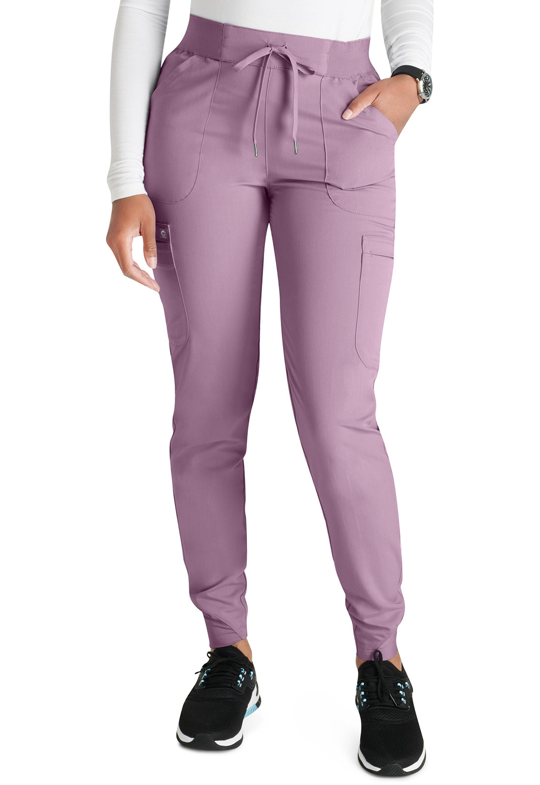 Women's Mid Rise Pull-on Jogger - Mauve Haze
