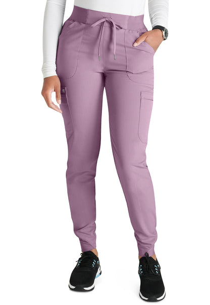 Women's Mid Rise Pull-on Jogger - Mauve Haze