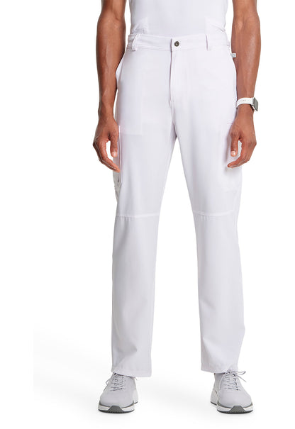 Men's Fly Front Pant - White