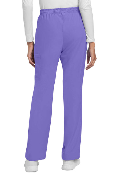 Women's Mid Rise Drawstring Trouser Cargo Pant - Electric Lavender