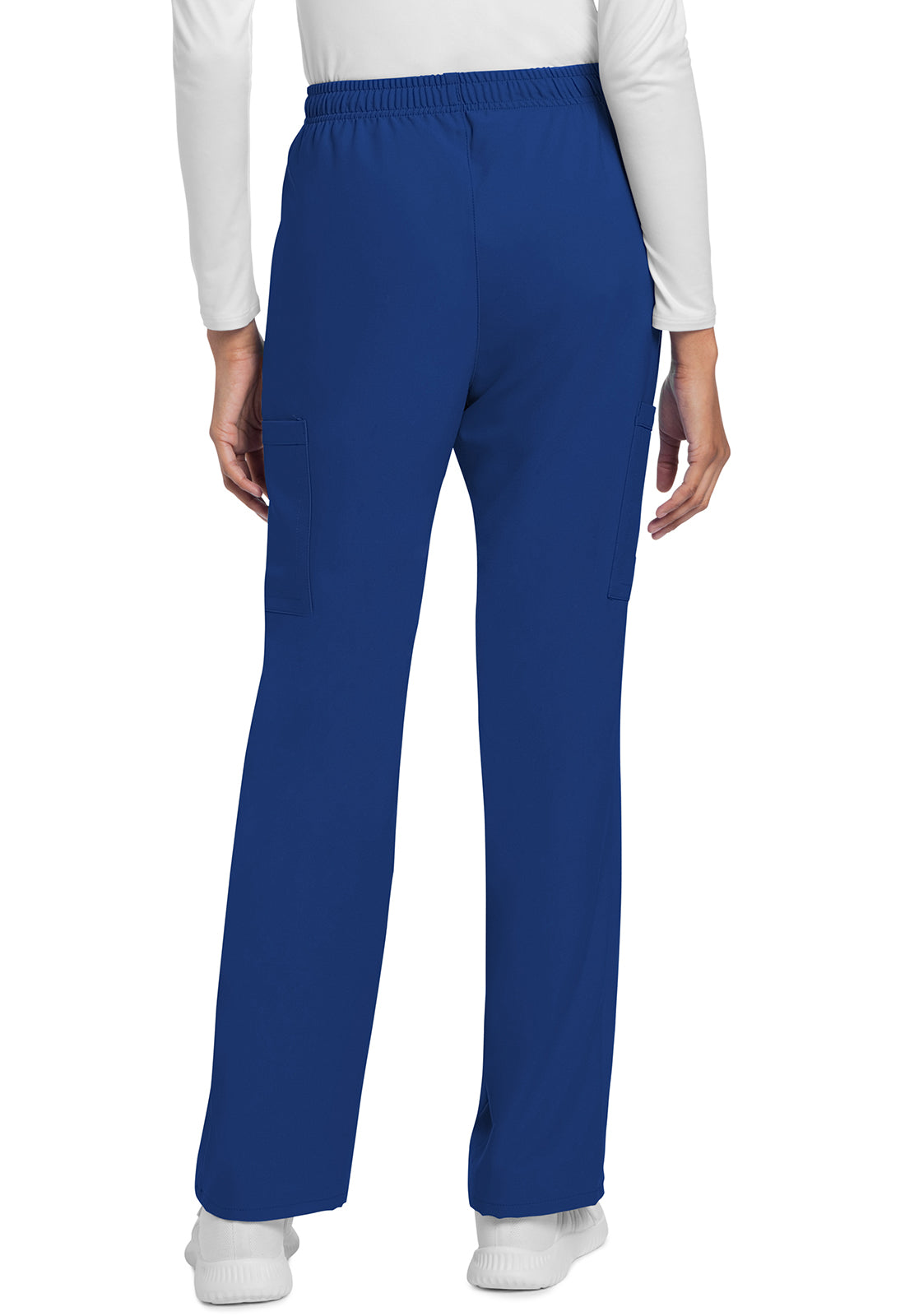 Women's Mid Rise Drawstring Trouser Cargo Pant - Galaxy Blue