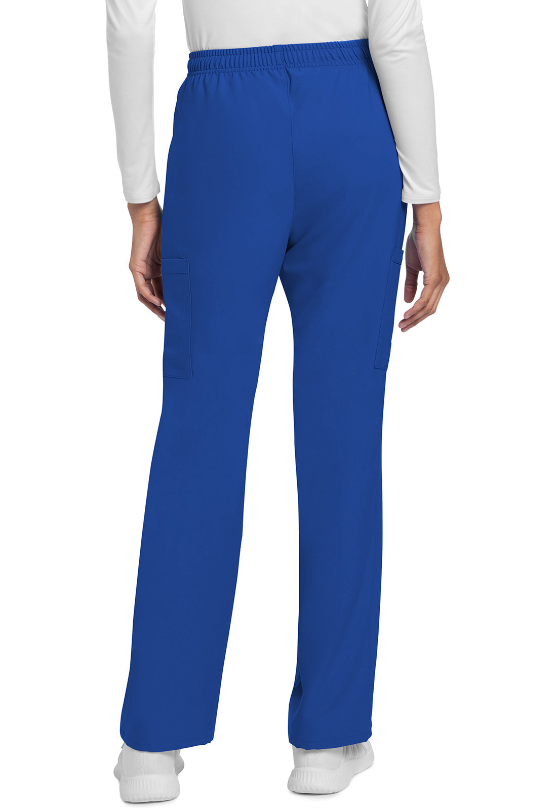 Women's Mid Rise Drawstring Trouser Cargo Pant - Royal