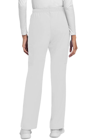 Women's Mid Rise Drawstring Trouser Cargo Pant - White