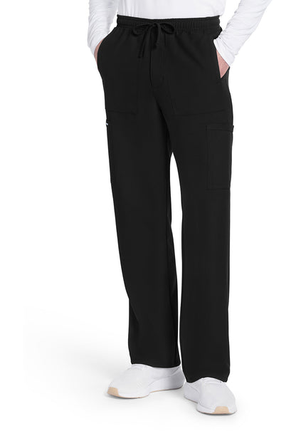 Men's Men's Mid Rise Zip Fly Straight Leg Pant - Black