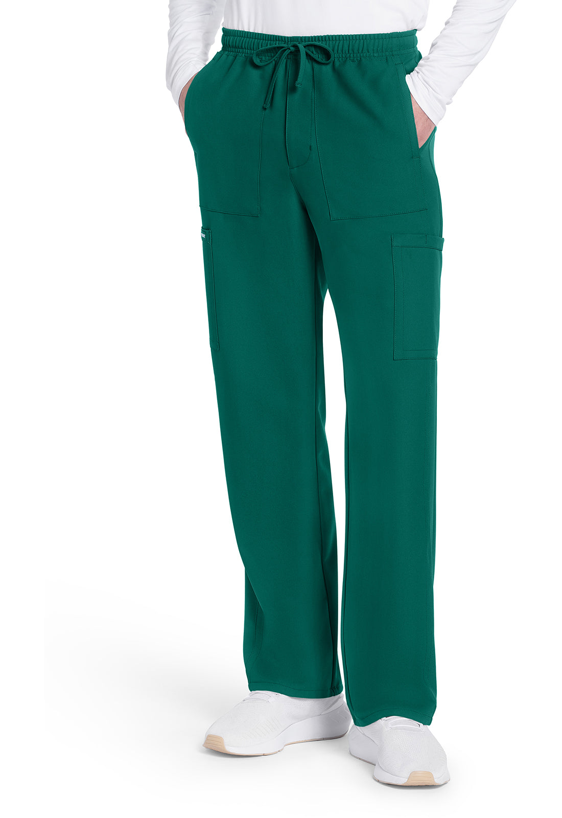 Men's Men's Mid Rise Zip Fly Straight Leg Pant - Hunter Green